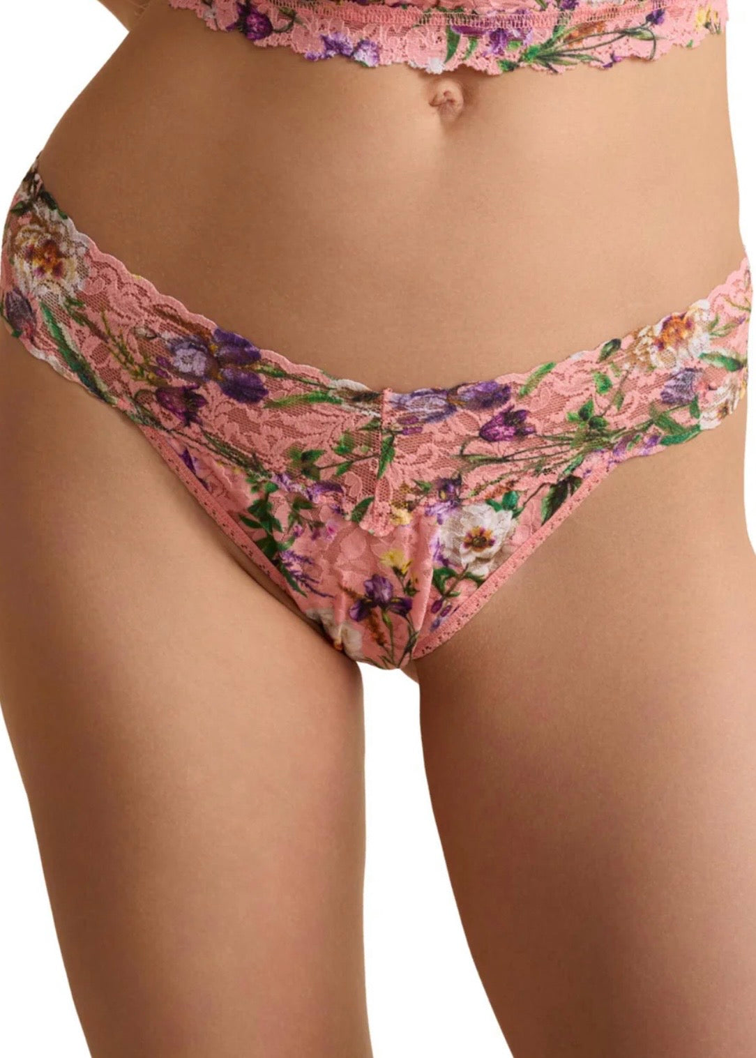 Printed Signature Lace® Thong