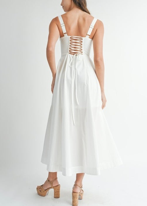 Vi Bustier Midi Dress