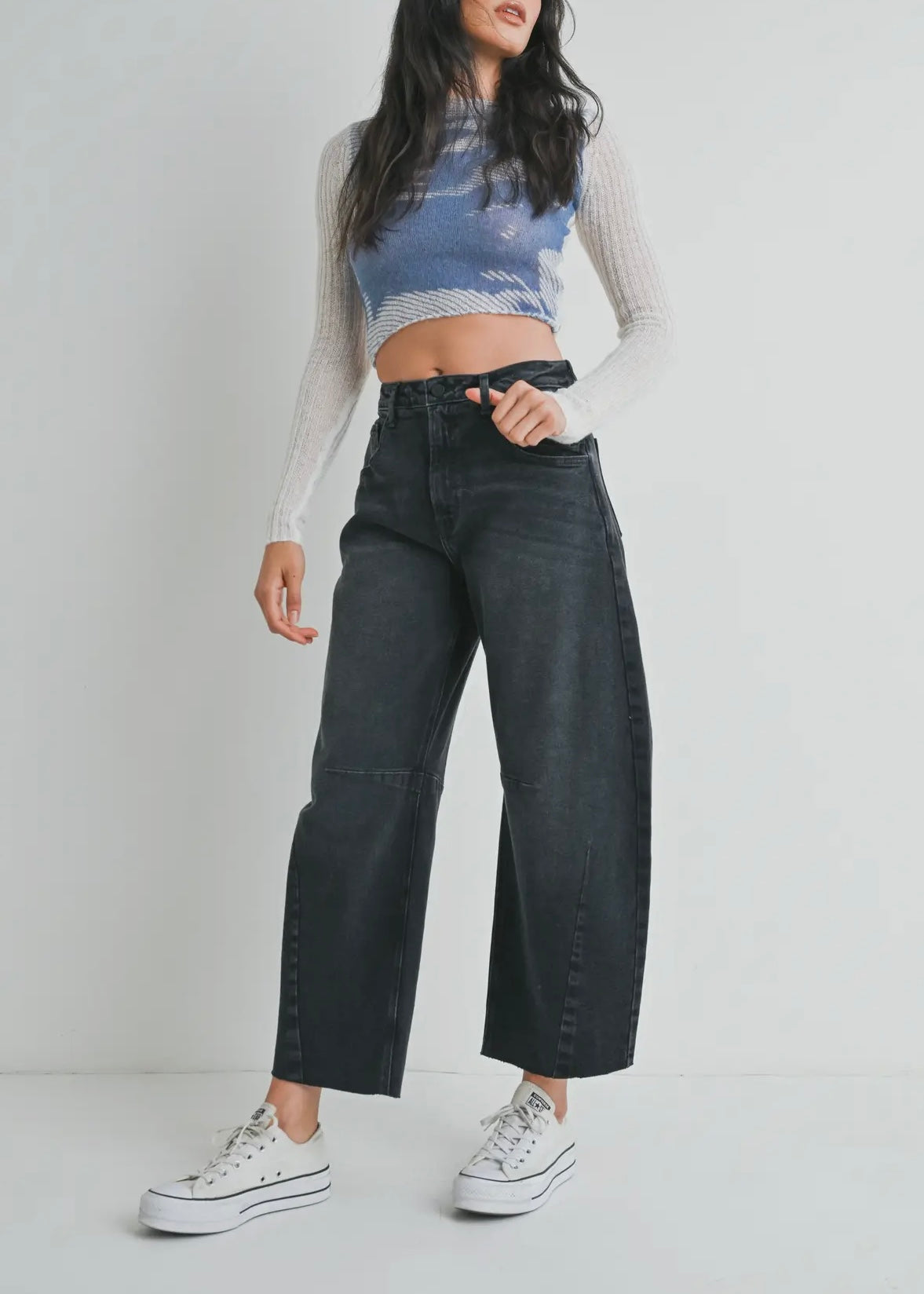 Barrel Jean w/ Seams