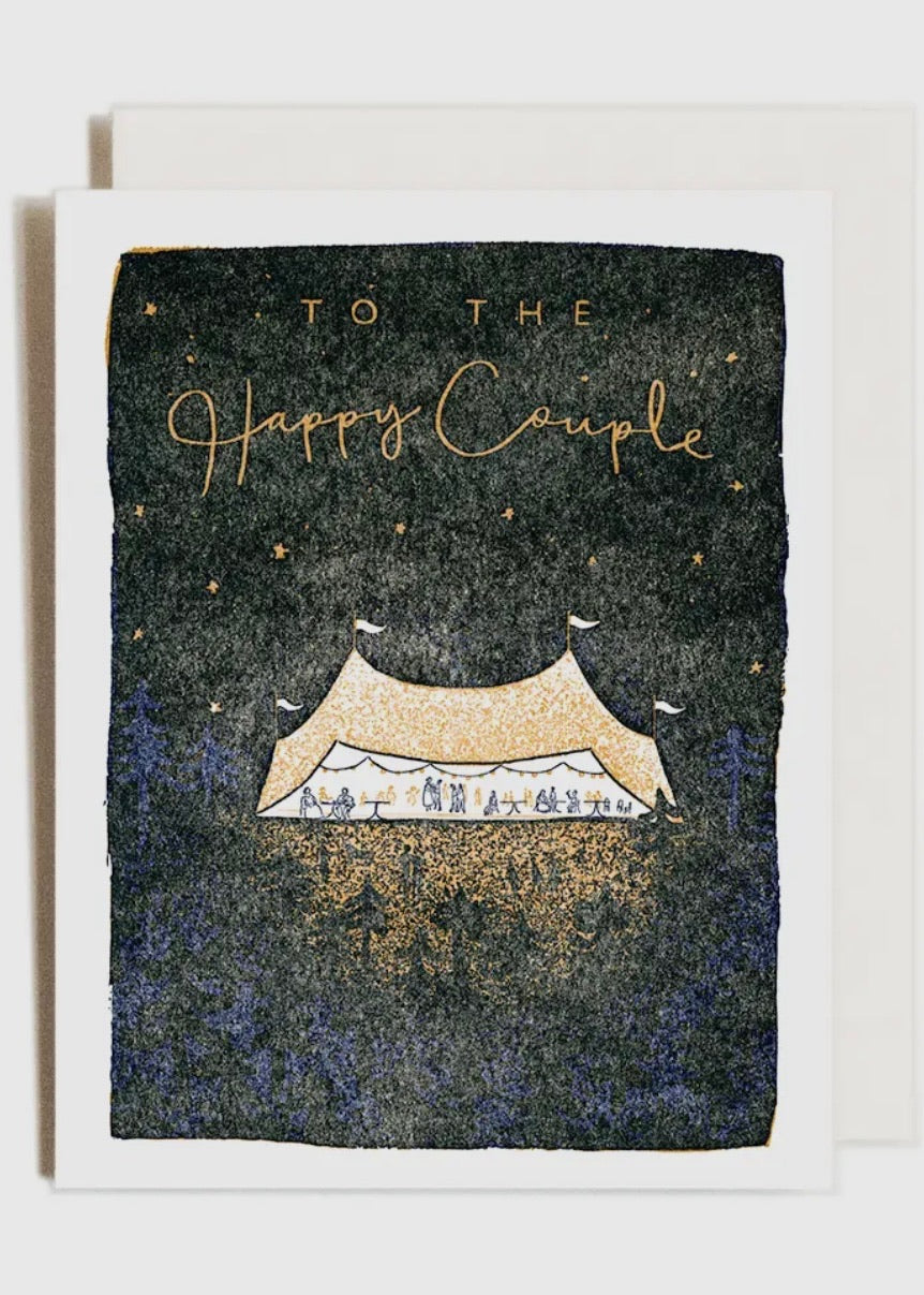 Wedding Tent Greeting Card