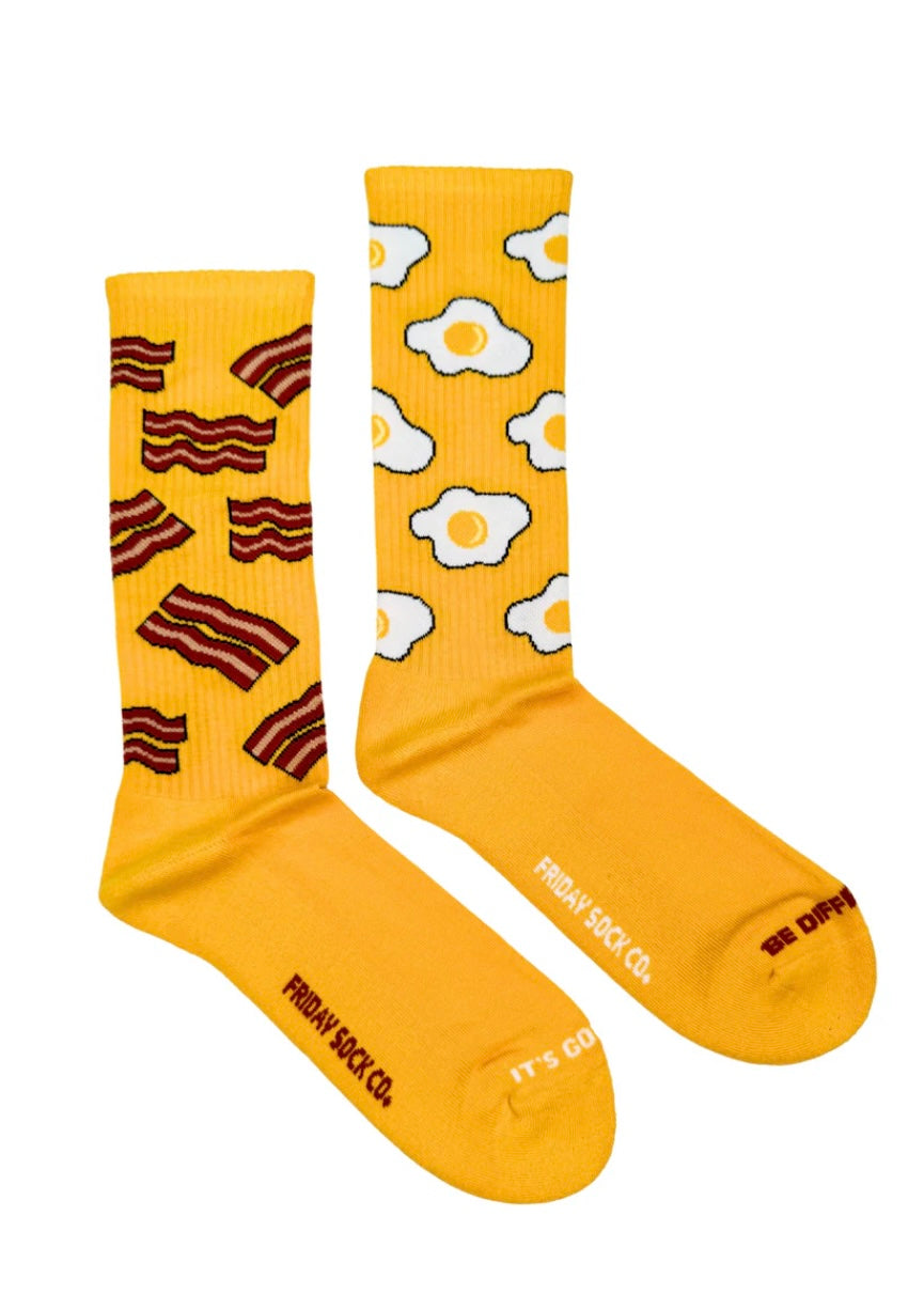 Athletic Bacon & Eggs Socks