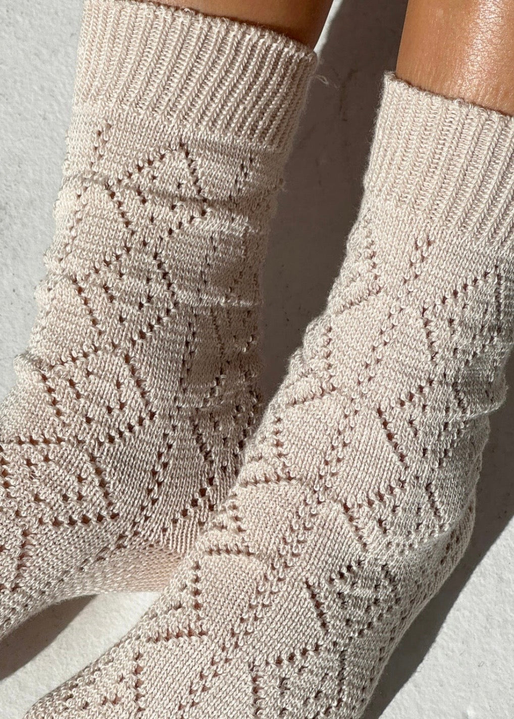 Modal Eyelet Socks