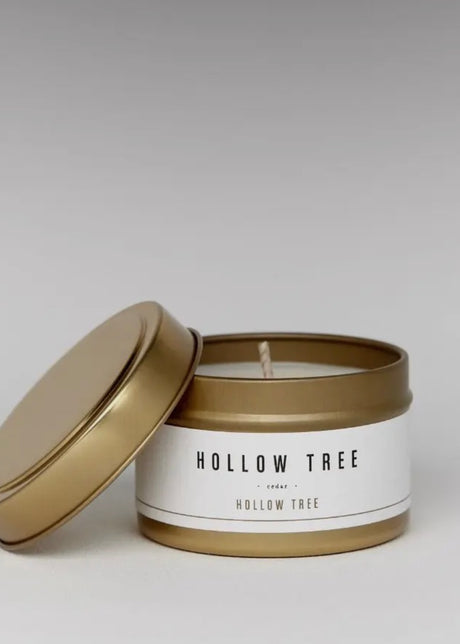 Hollow Tree Candle Tin - 4 oz