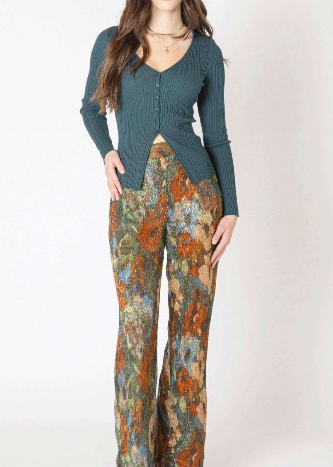 Flyaway Ribbed Sweater