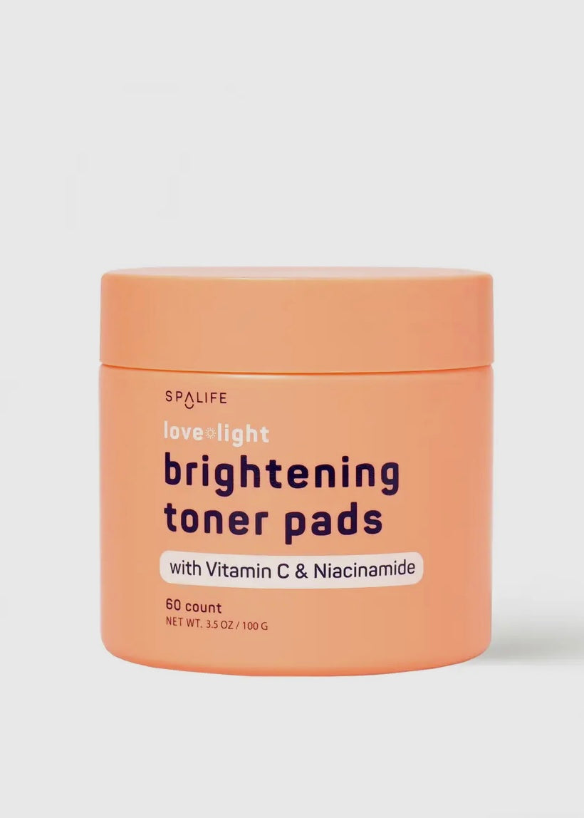 Love + Light Brightening Toner Pads - 60 Count