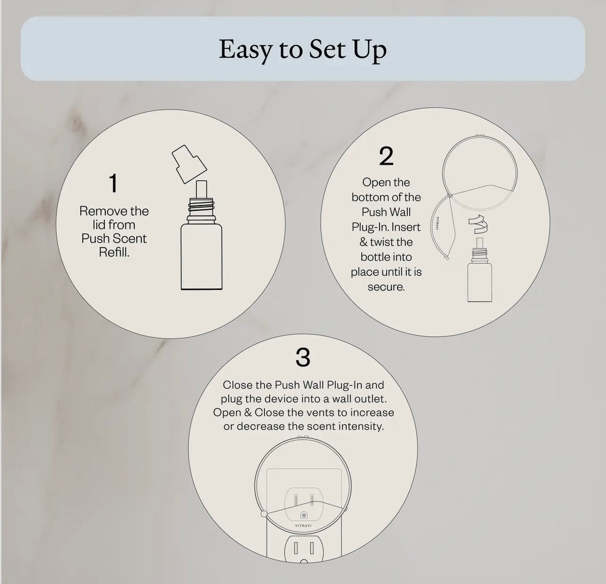 Zest For Life Push Scent Refill