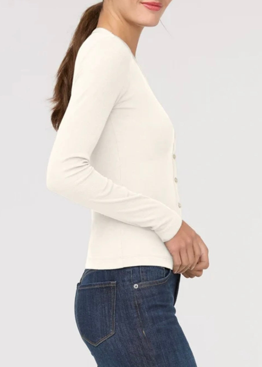 Ribbed Pima Fitted Button Down