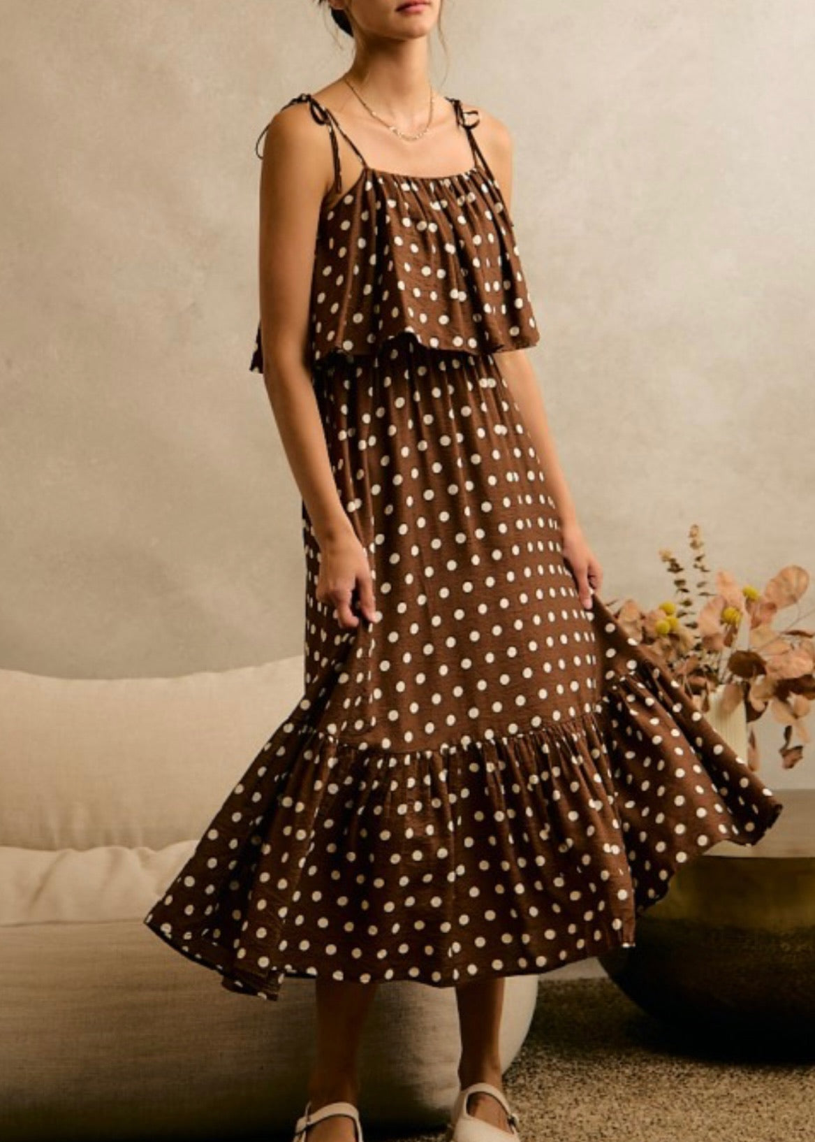 Lonny Polka Dot Dress