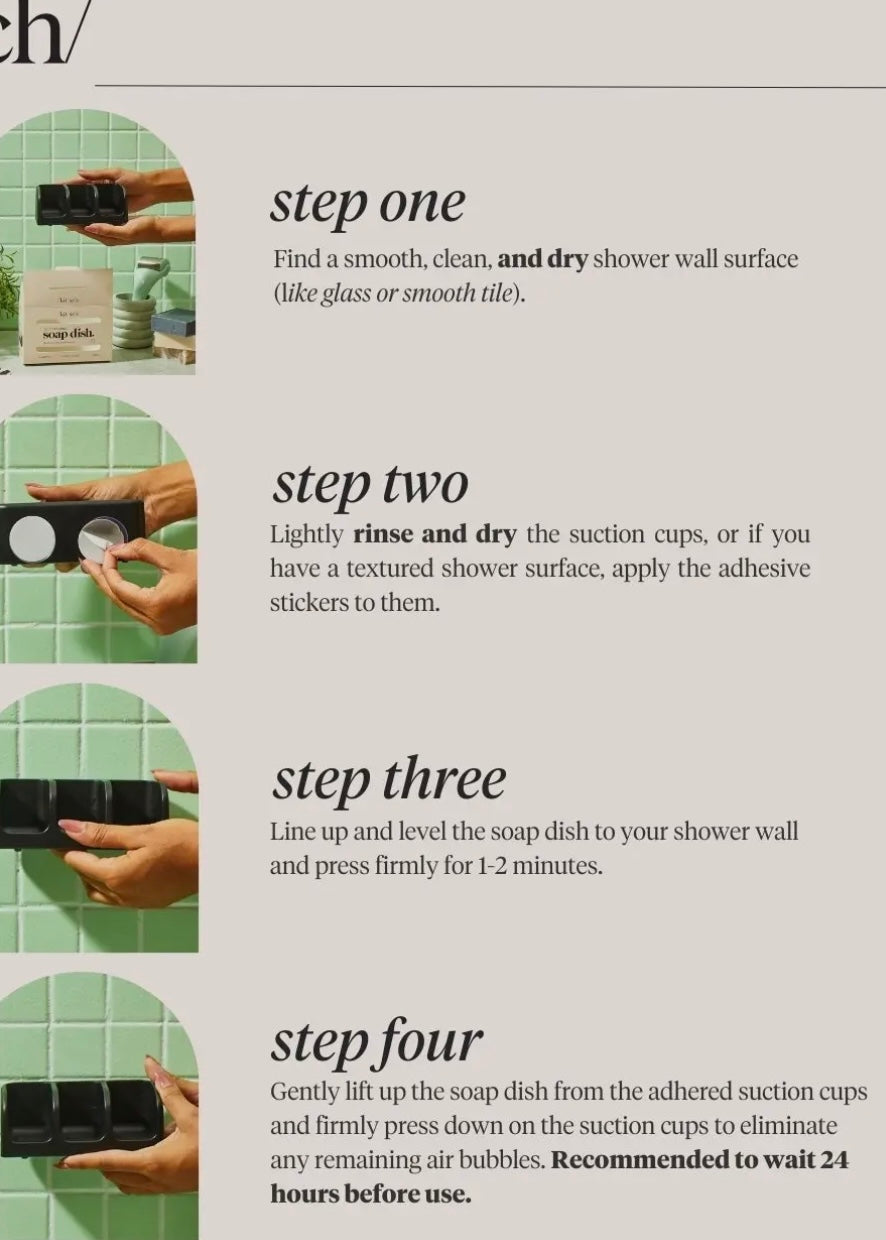 Self-Draining Soap Dish