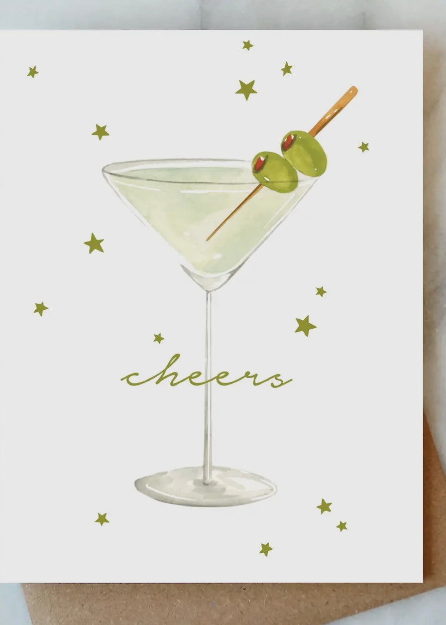 Martini Cheers Card
