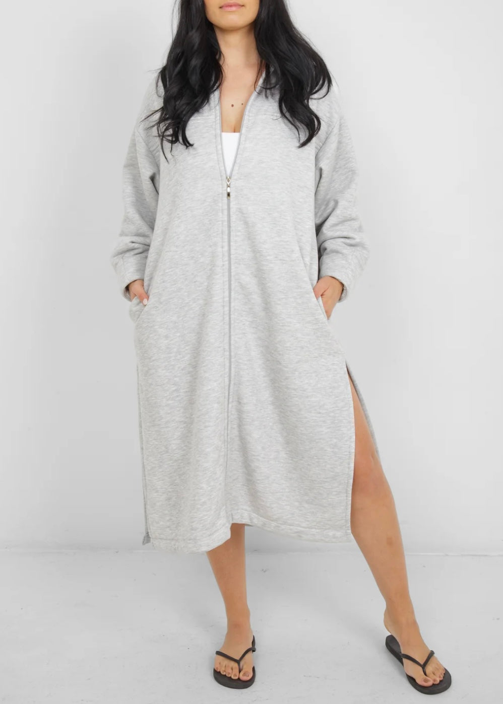 The Rails | Terry Zip Cover-Up w/ Hood