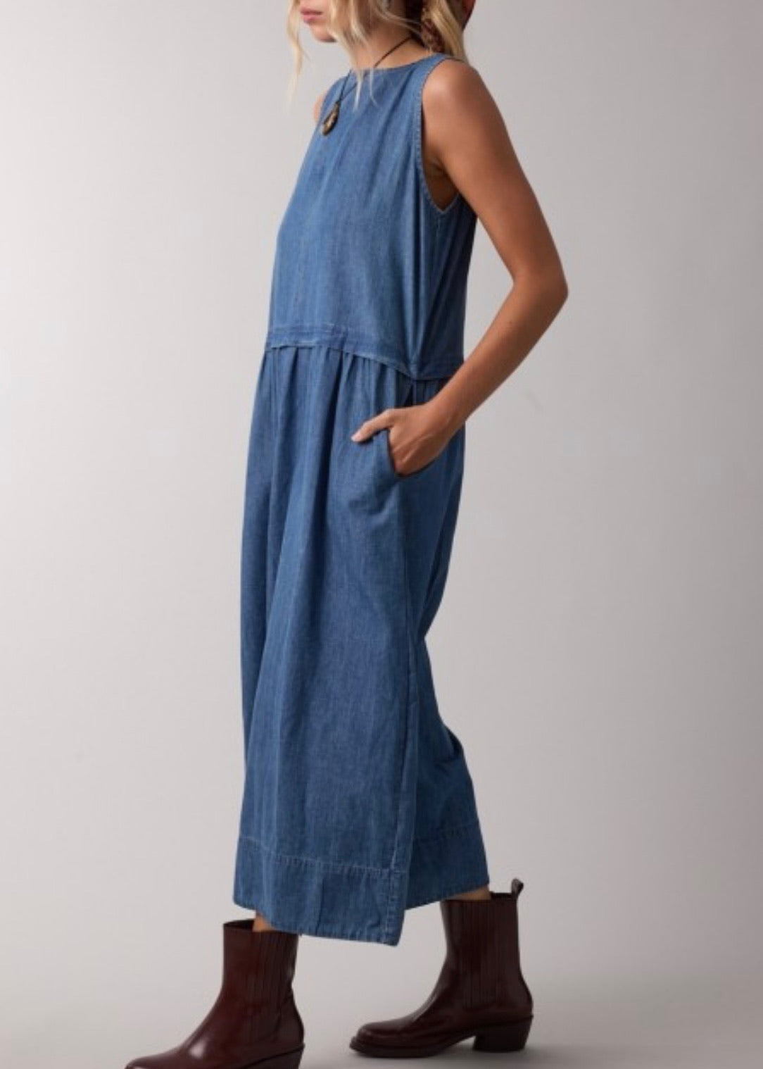 Joplin Midi Denim Dress