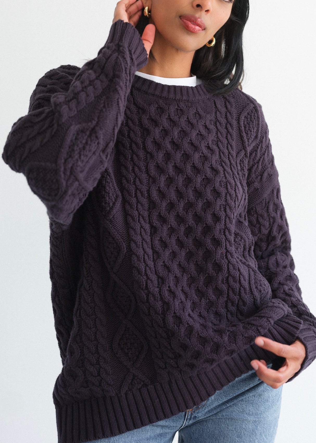 Irish Cable Knit Sweater