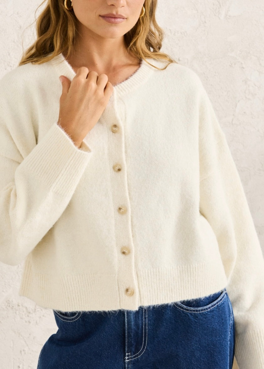Estelle Fluffy Knit Cardigan