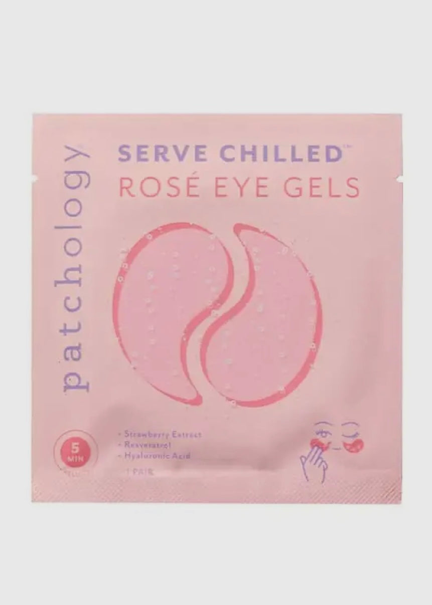 Under Eye Serve Chilled Rosé Hydrating Eye Mask Gels