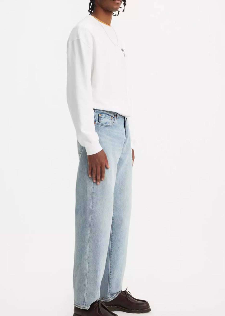 568 Loose Straight Baby Blue Essentials