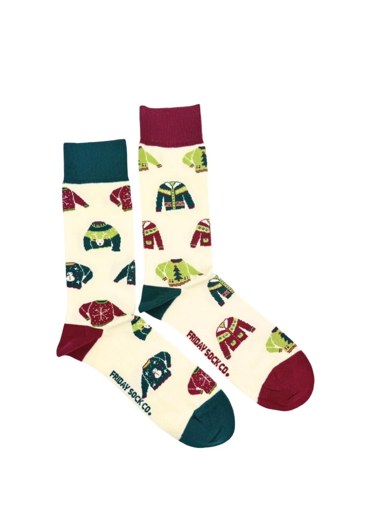 Ugly Christmas Sweater Socks