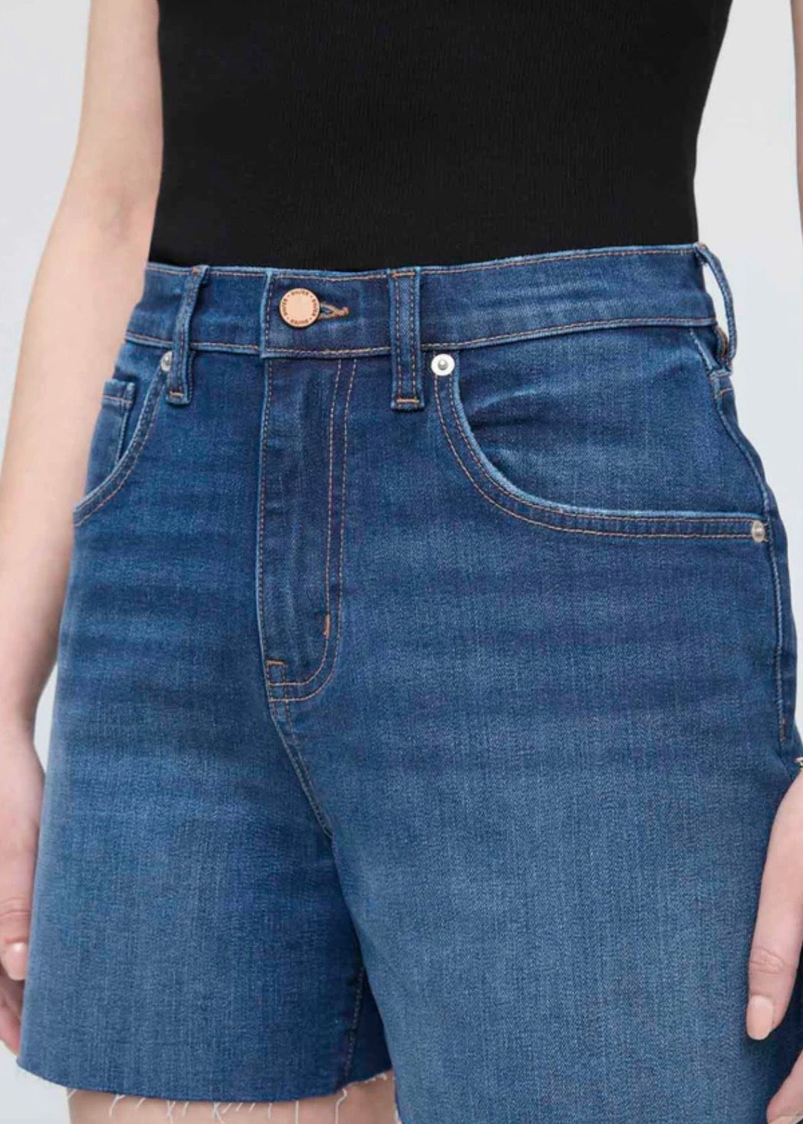 Performance Denim+ HIgh Rise Relaxed Short