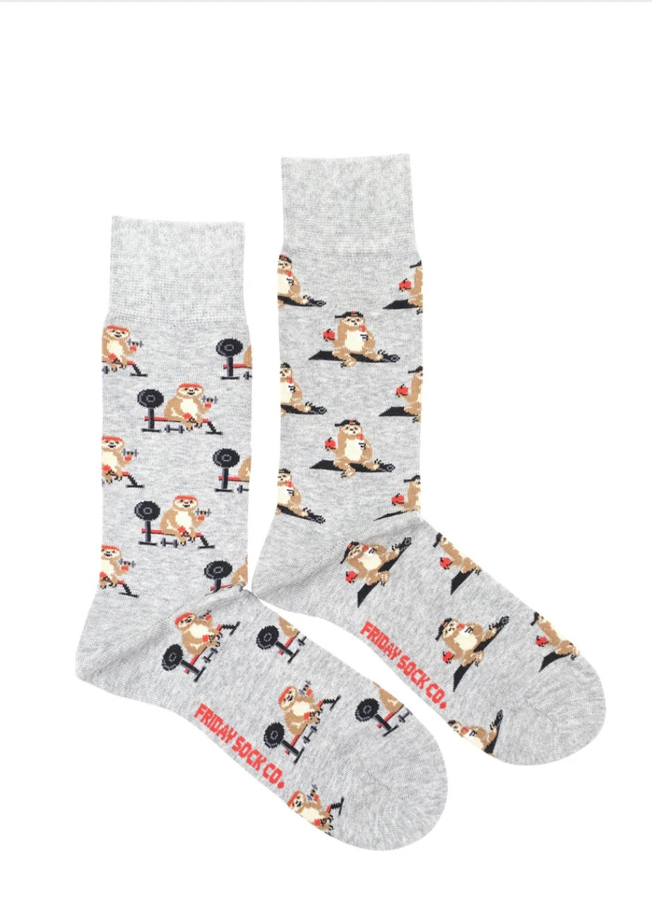 Sloth Working Out Socks