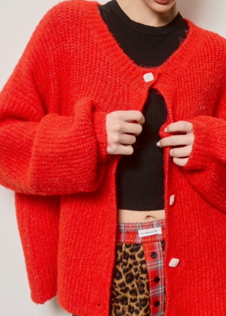 Lyra Balloon Sleeve Cardigan