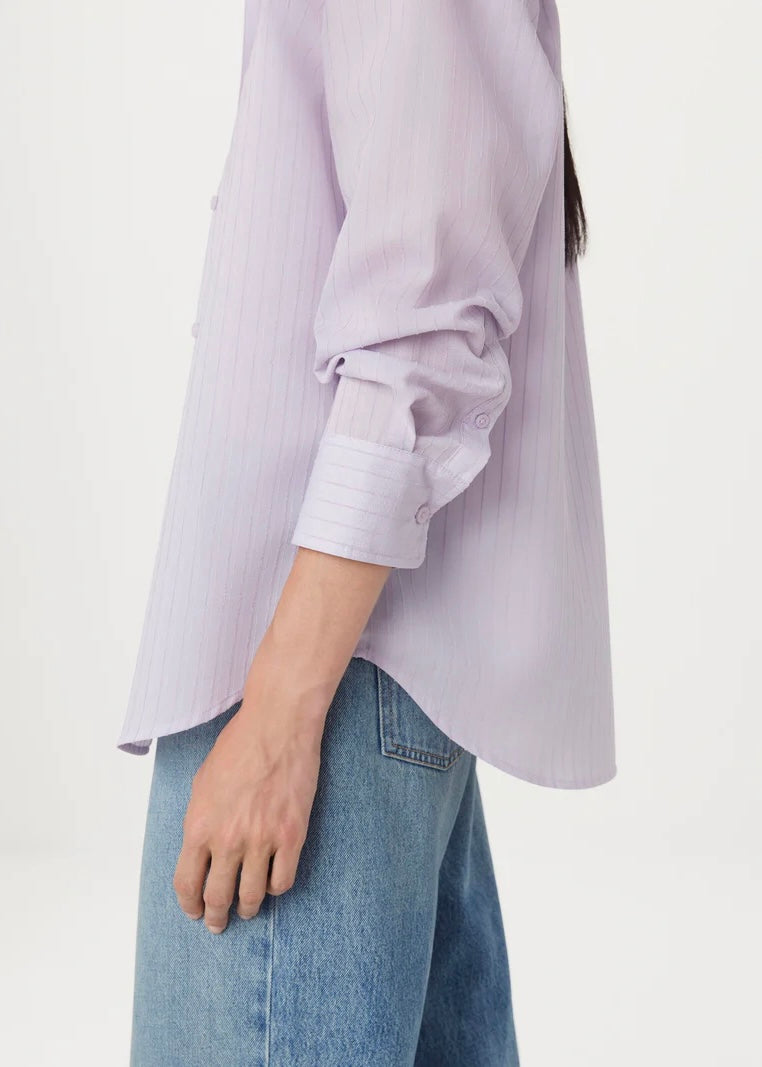 The Textured Sheer Shirt