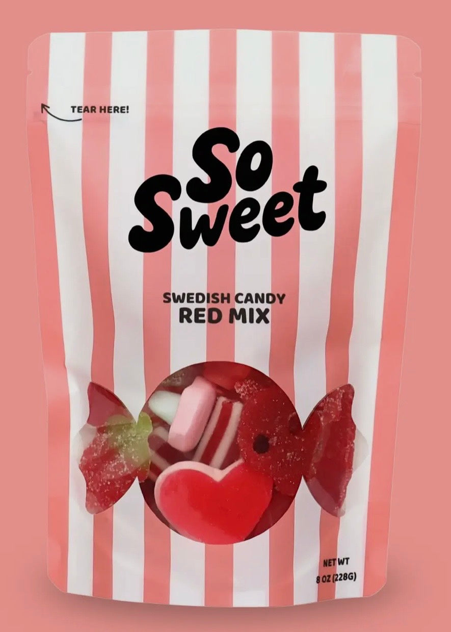 Swedish Candy Red Mix (8 oz)