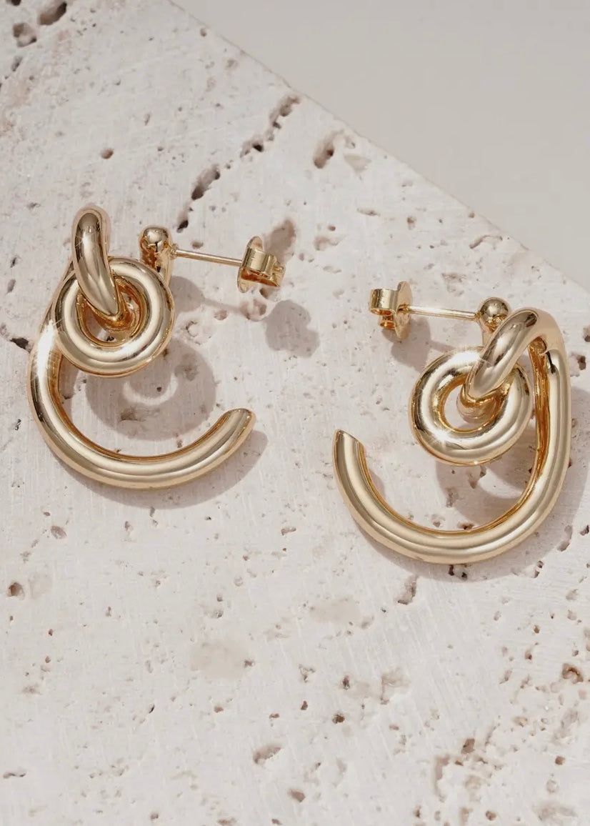 Samara Knot Hoops