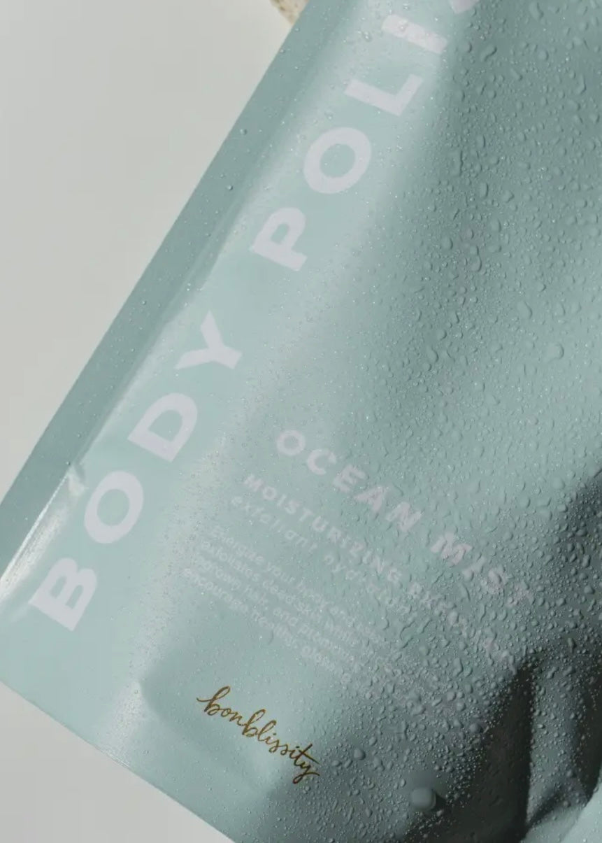 Ocean Mist Body Polish Scrub W/Gold Spoon