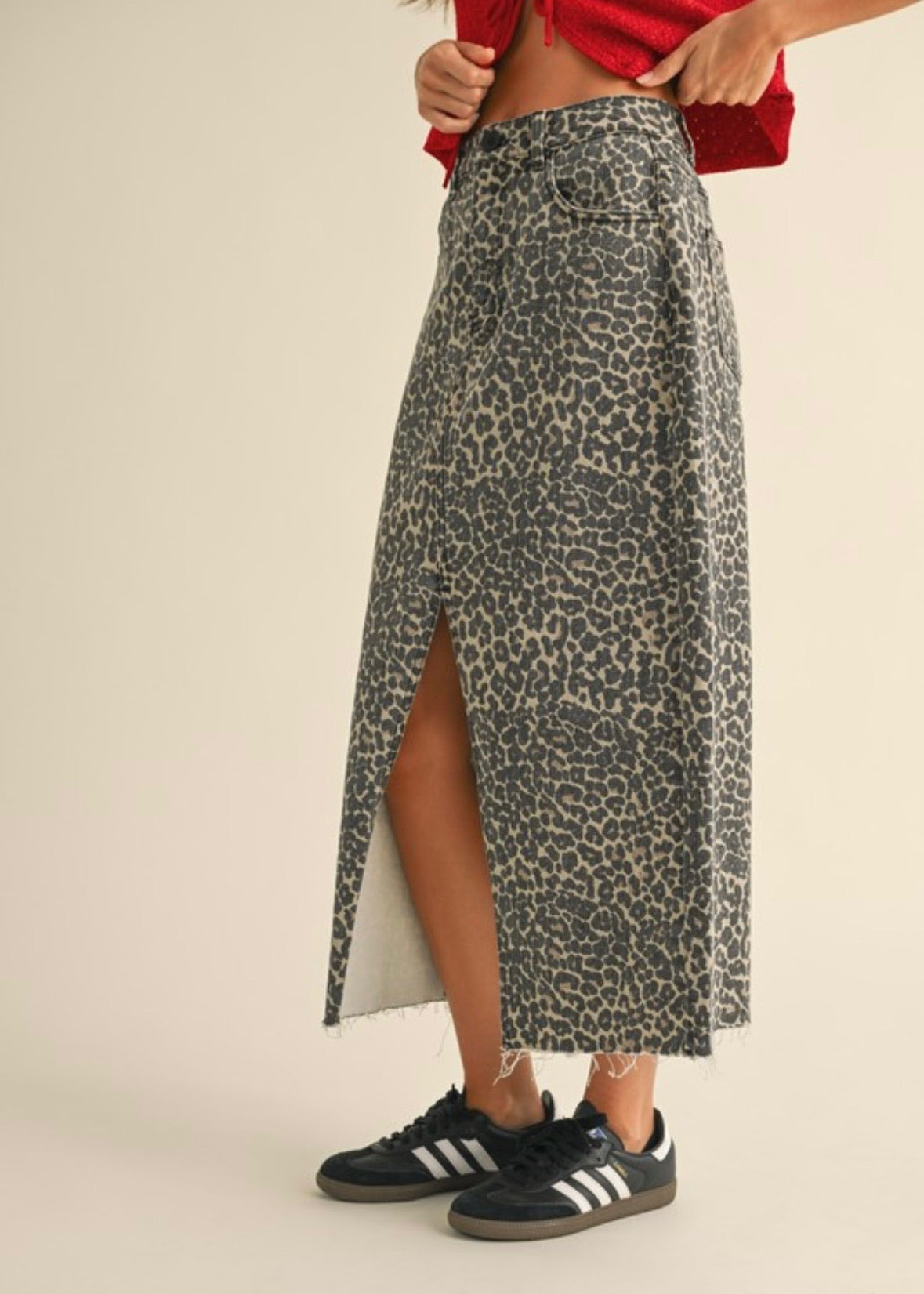 Alexa Leopard Skirt