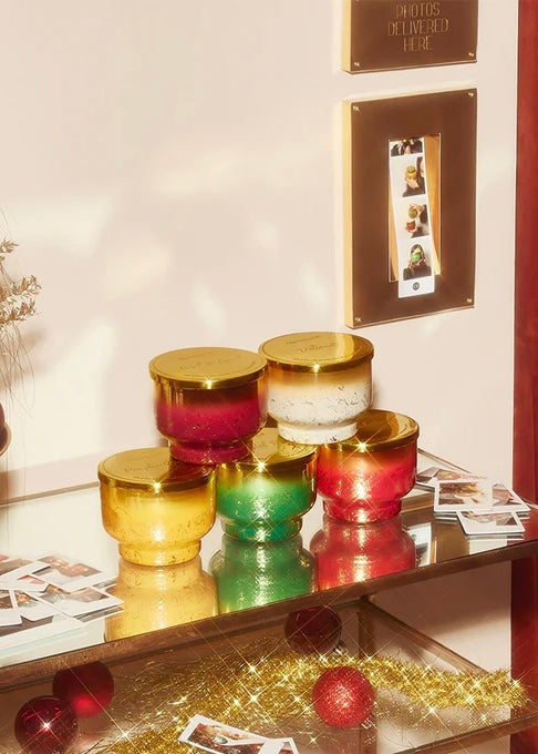 Crystal Pine Glimmer Inverted Candle