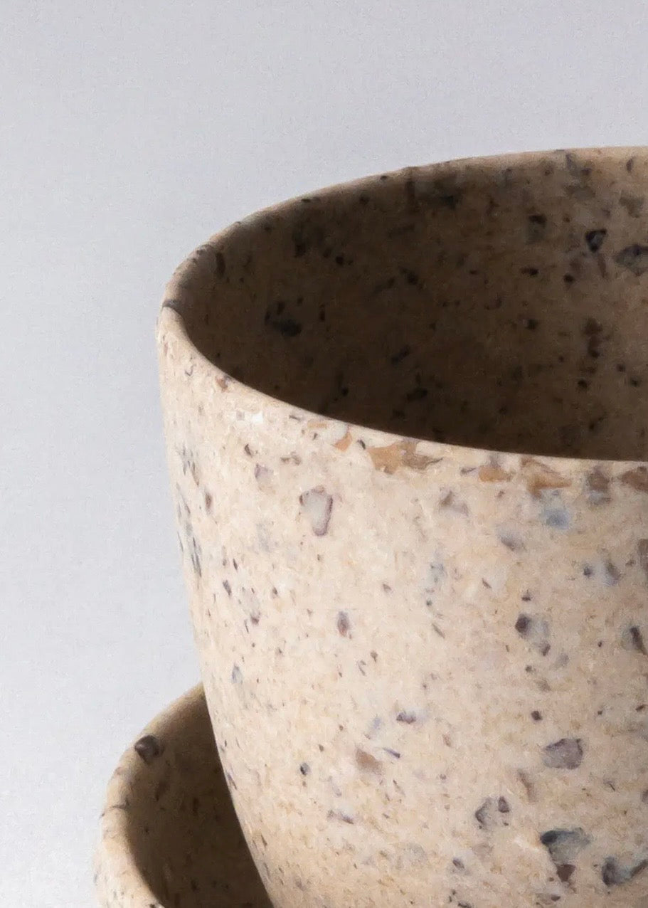 Coffee Bean Husk Mini Planter Pot