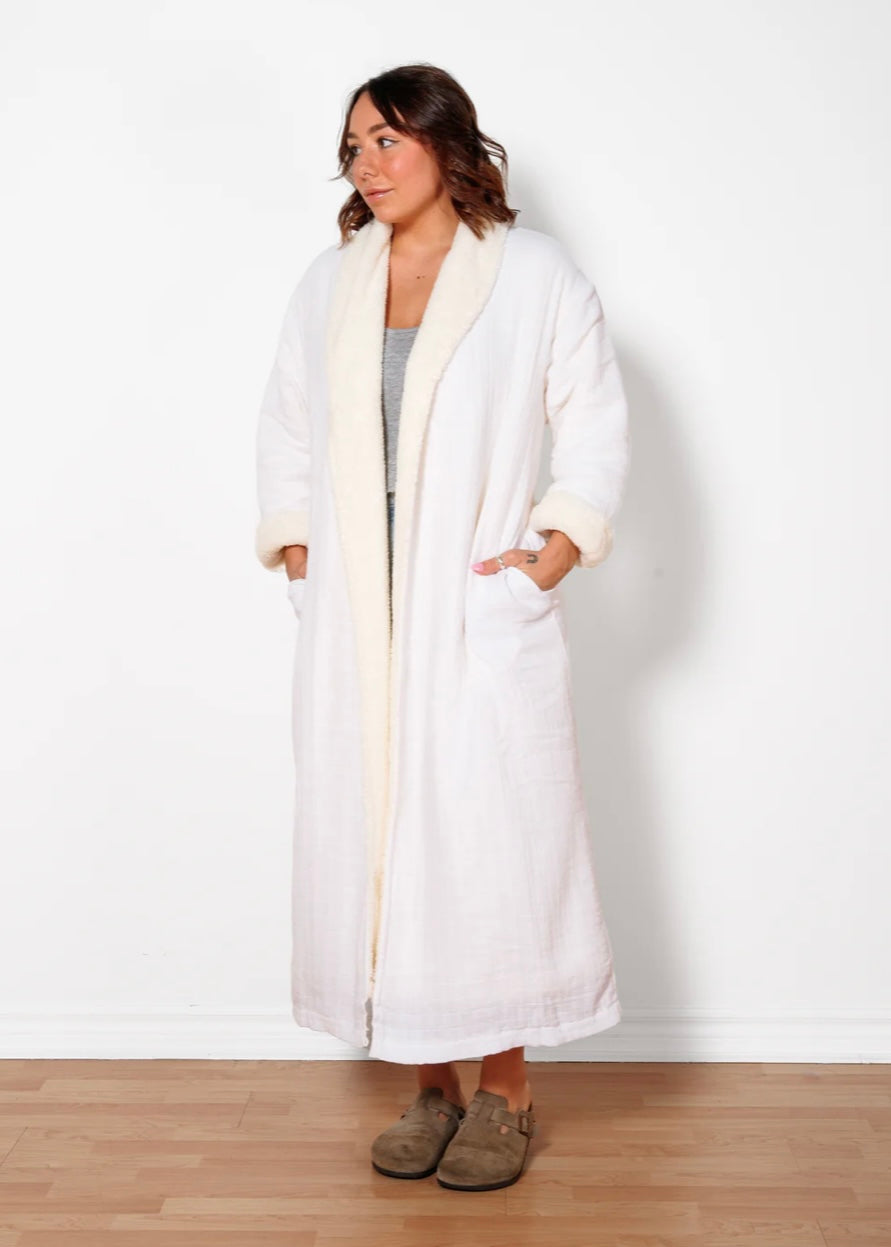 The Boreal Unisex Fleece Lined Robe