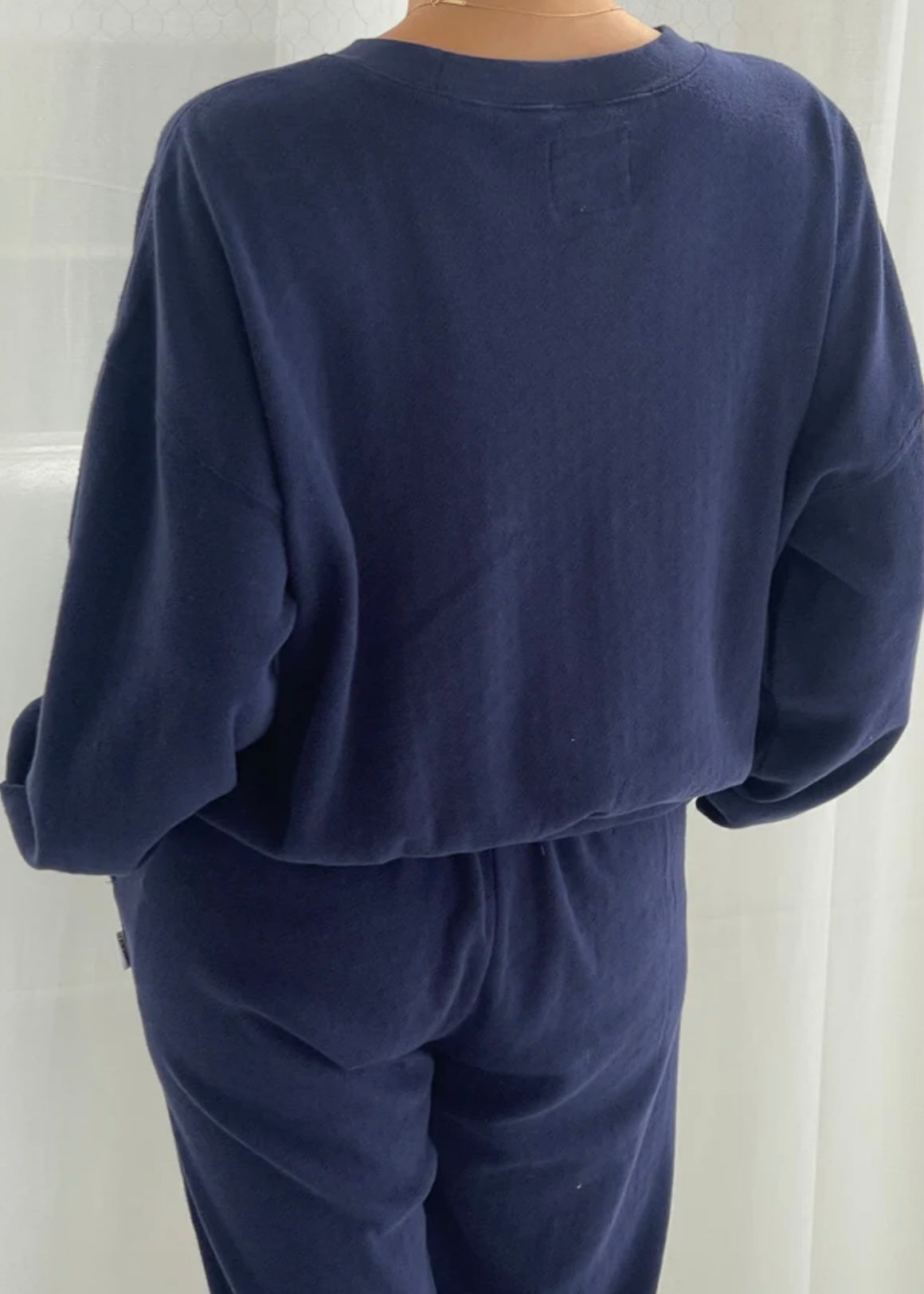 Pointelle Crew Sweatshirt