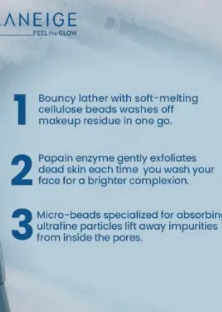 Laneige Mini Water Bank Blue Hyaluronic Cleansing Foam