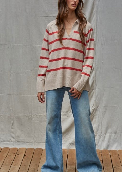 Julia Stripe Sweater