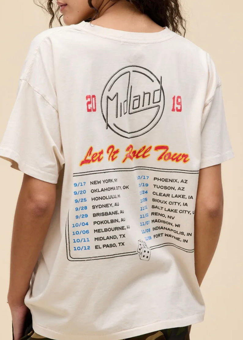 Midland Let it Roll Tour Merch T-Shirt