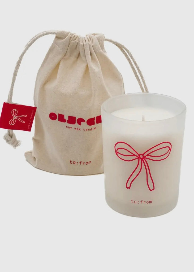 Bow (Peach + Rosemary)