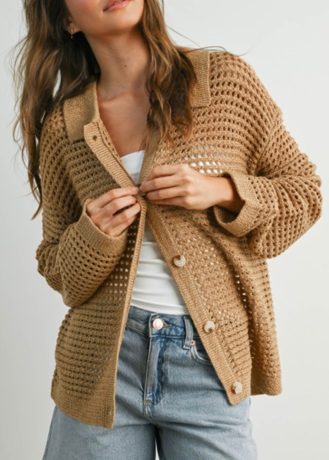 Beca Crochet Cardigan