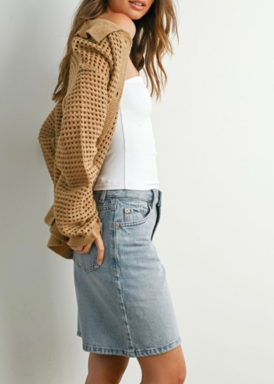 Beca Crochet Cardigan