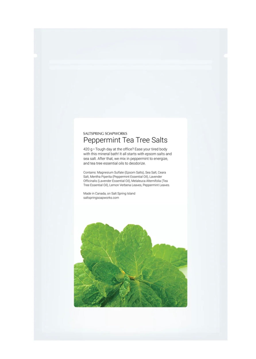 Peppermint Tea Tree Bath Salts