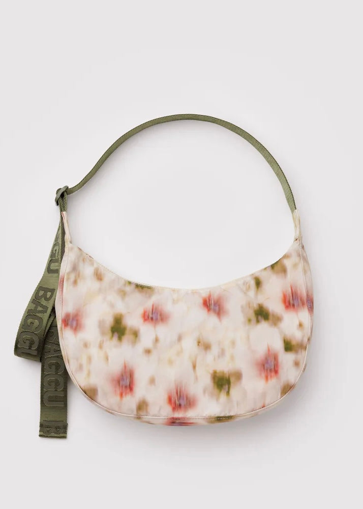 Medium Nylon Crescent Bag