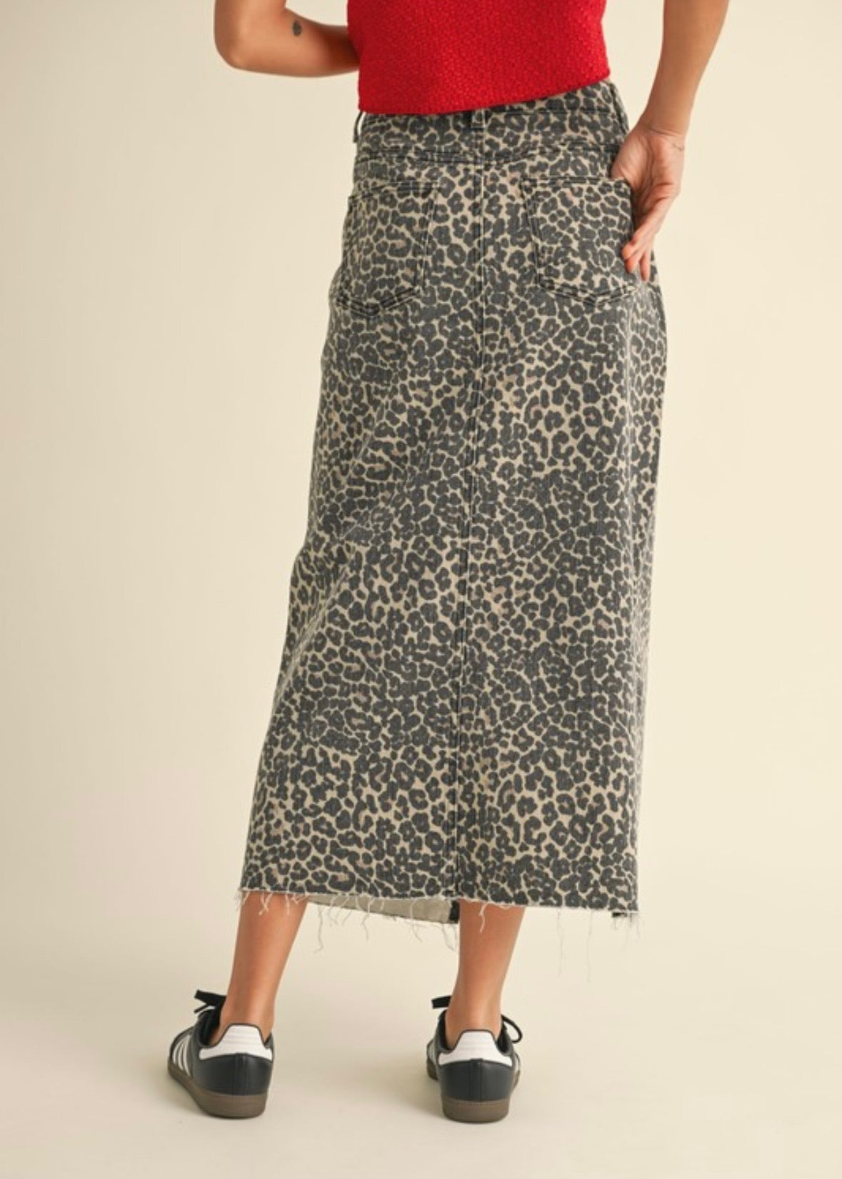 Alexa Leopard Skirt