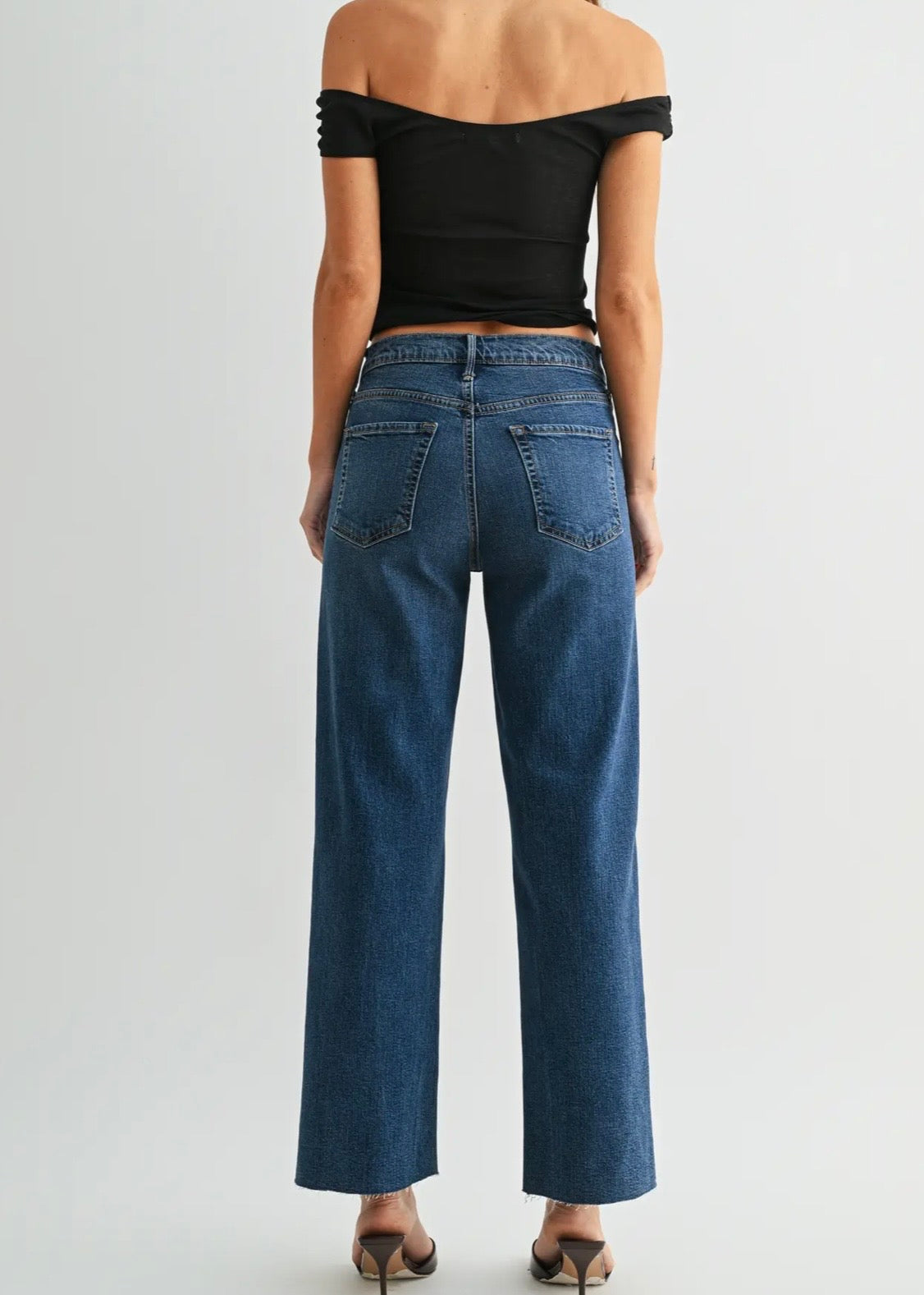 Classic Straight Leg with Scissor Cut Hem