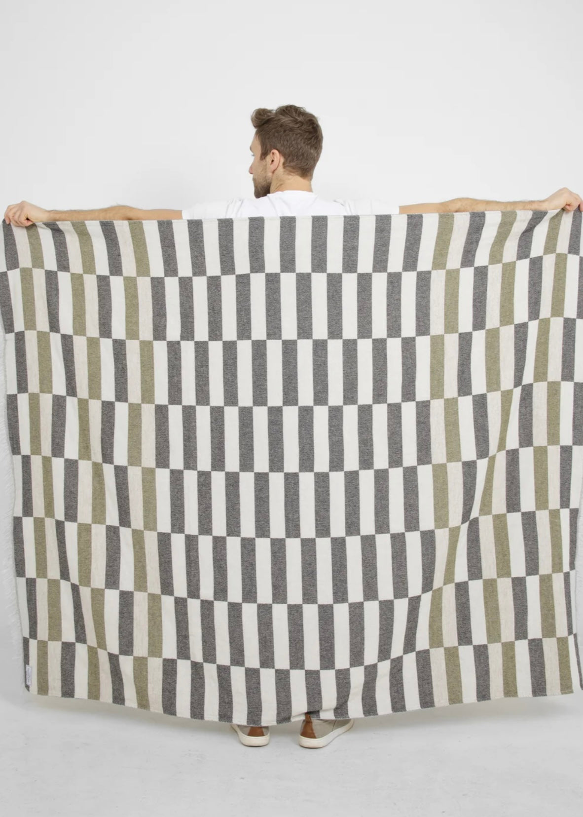 The Lazlo Wool Blend Throw