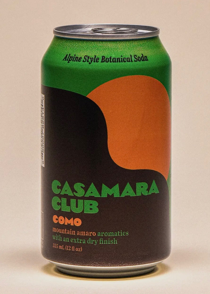 Como Cans, Mountain Amaro — Alpine Style Botanical Soda
