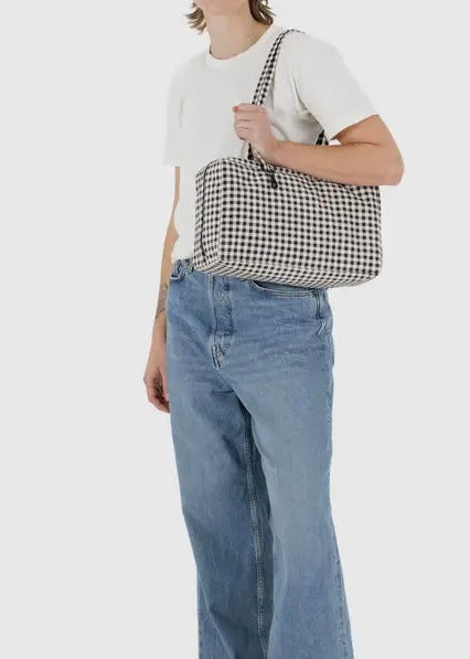 Medium Nylon Bowler Bag