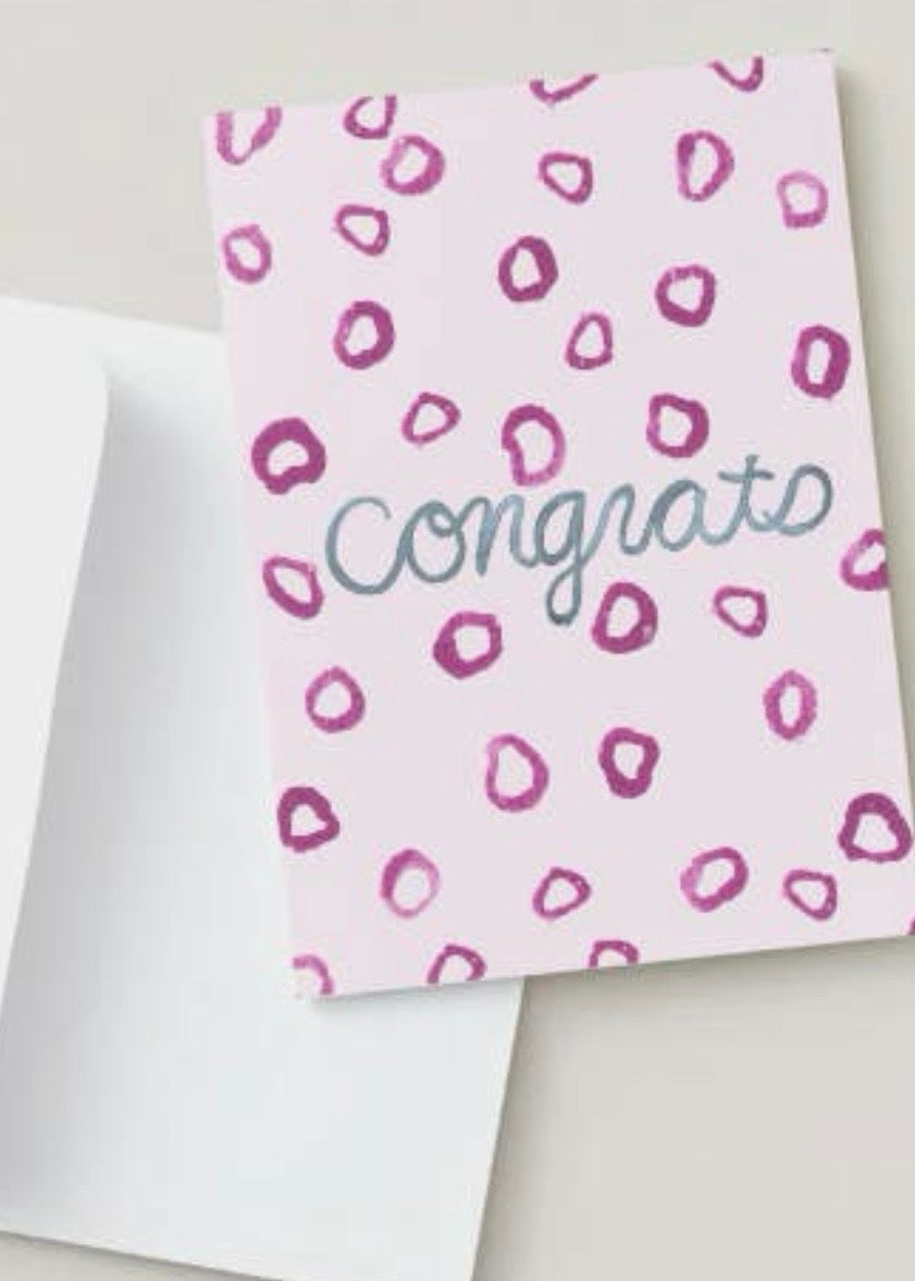 Congrats Dot Card