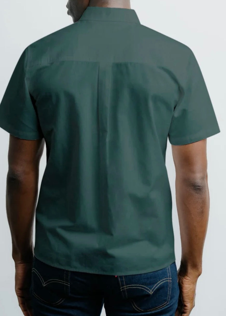 Short Sleeve Oxford Dress Shirt