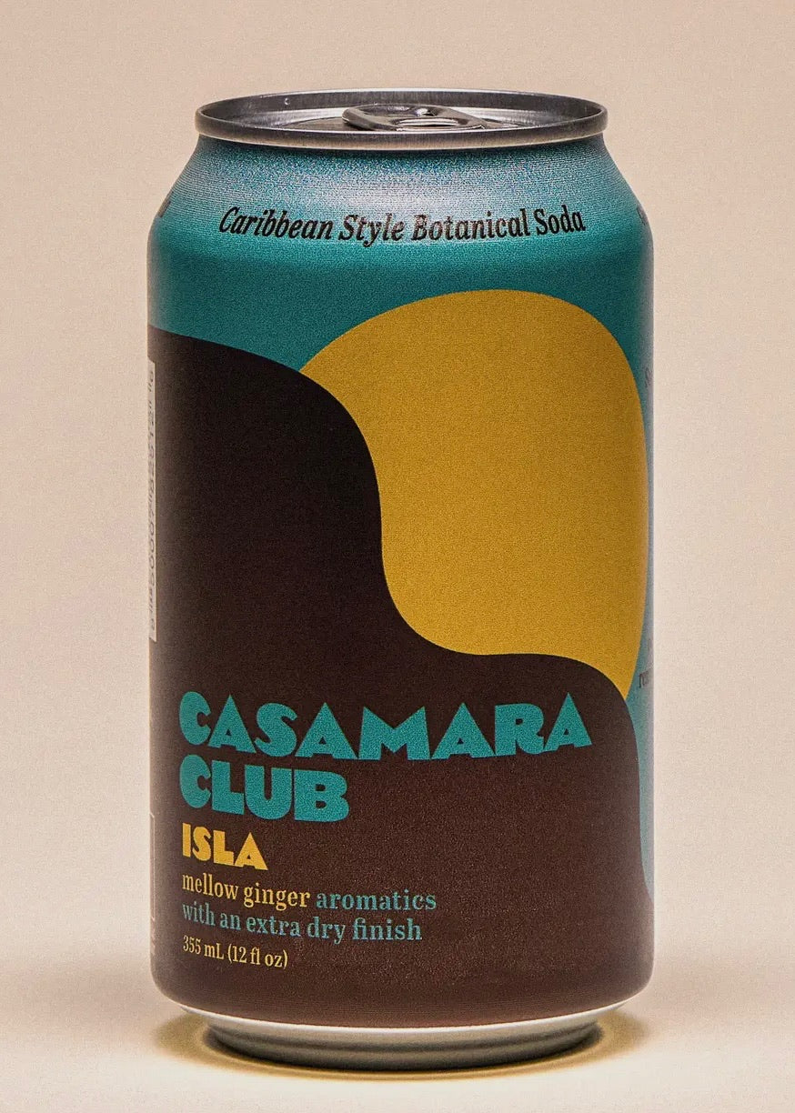 Isla Cans, Mellow Ginger — Caribbean Style Botanical Soda