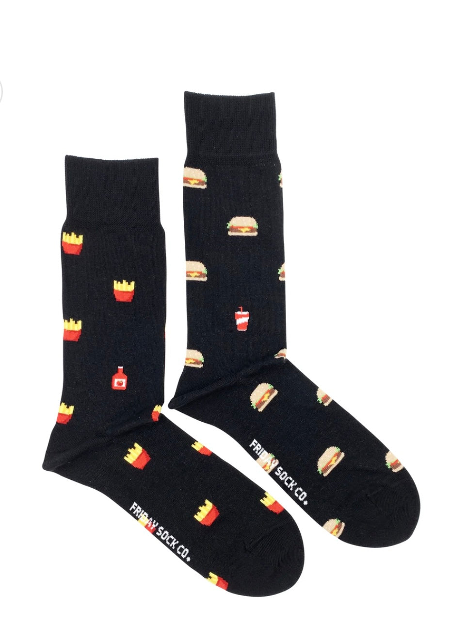 Fries & Burger Socks
